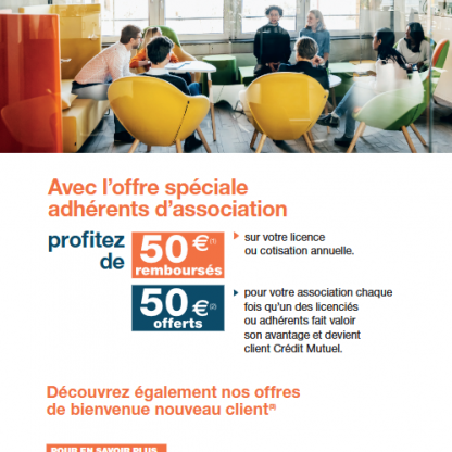 OFFRE CREDIT MUTUEL spéciale adhérents