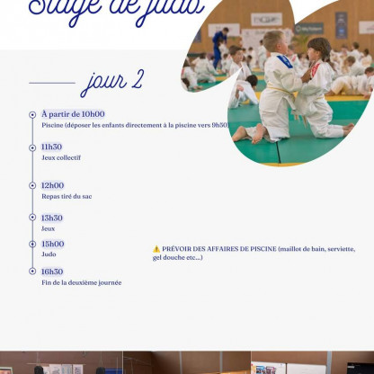 Stage Toussaint programme